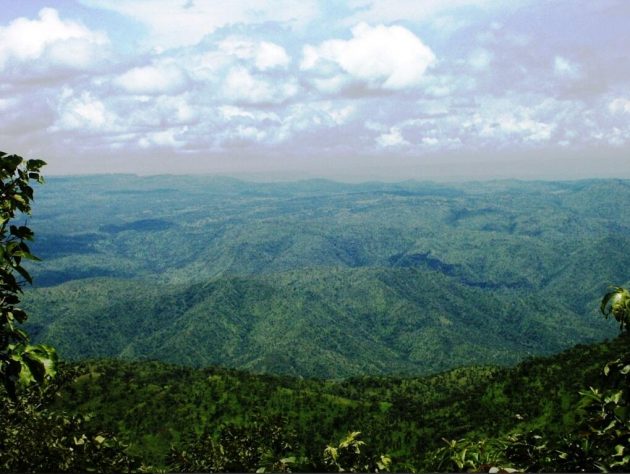 Mountainous landscape in southern Ethiopia