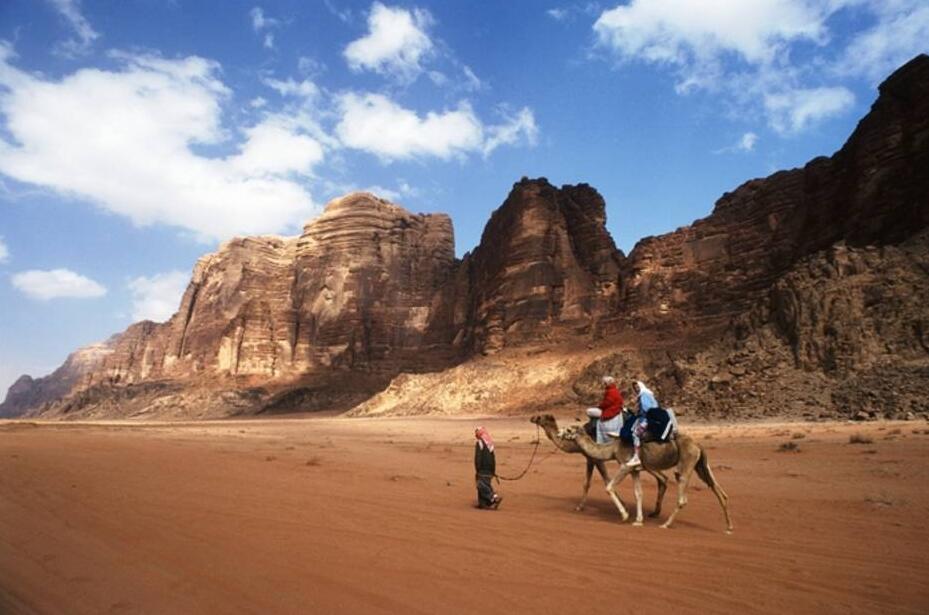 Wadi Rum - desert landscape in South Jordan